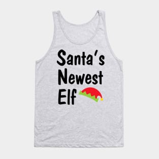 Santa's Newest Elf Tank Top